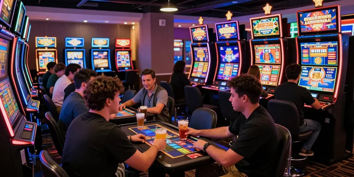 exciting online casino atmosphere at fimltd.co.uk featuring diverse players enjoying credit card gaming