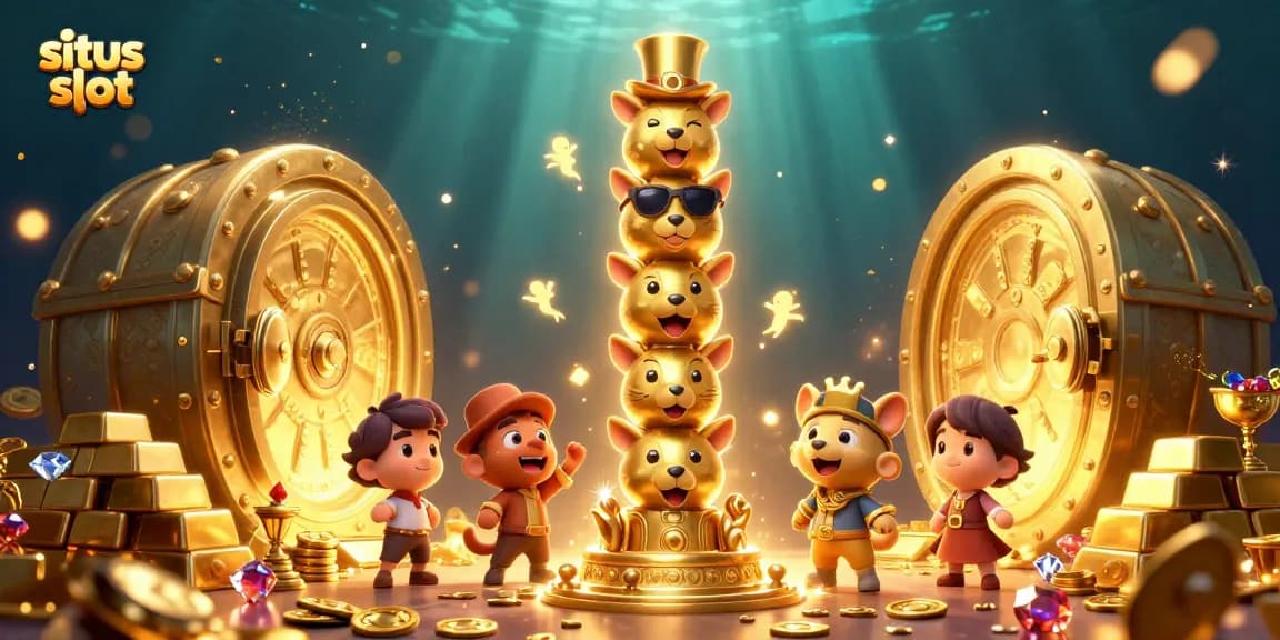 Menangkan jackpot di situs slot dengan aksesoris kasino yang menakjubkan dan harta berkilau.