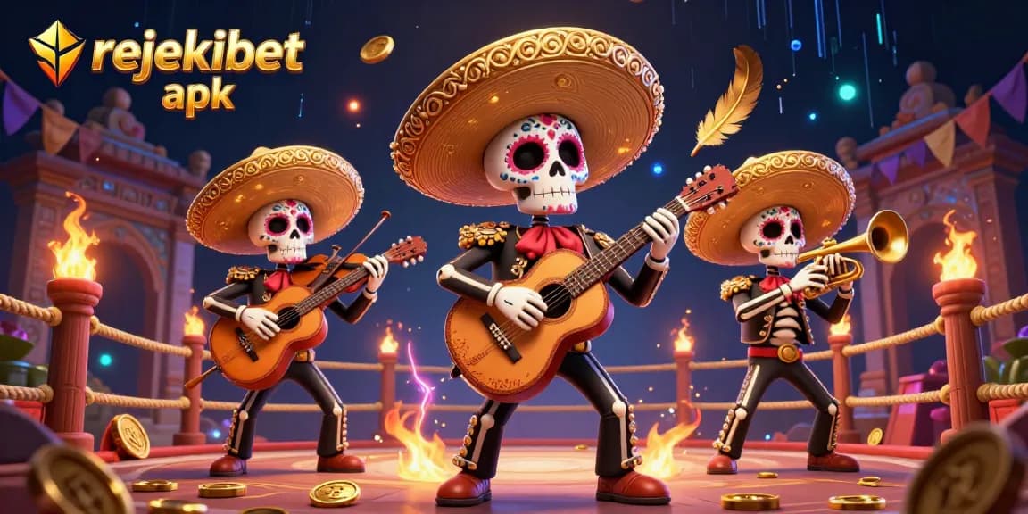 Experience thrilling gameplay with the rejekibet apk in this vibrant, action-packed illustration.
