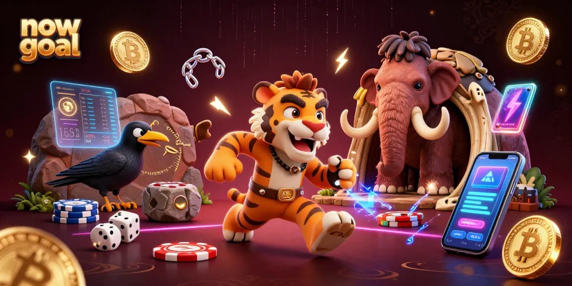 Experience the excitement of now goal with prehistoric creatures and crypto elements in a dynamic casino setting.