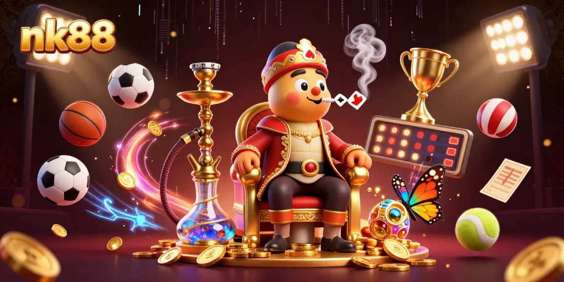 Join nk88's thrilling online gaming experience with sports action and vibrant casino elements.