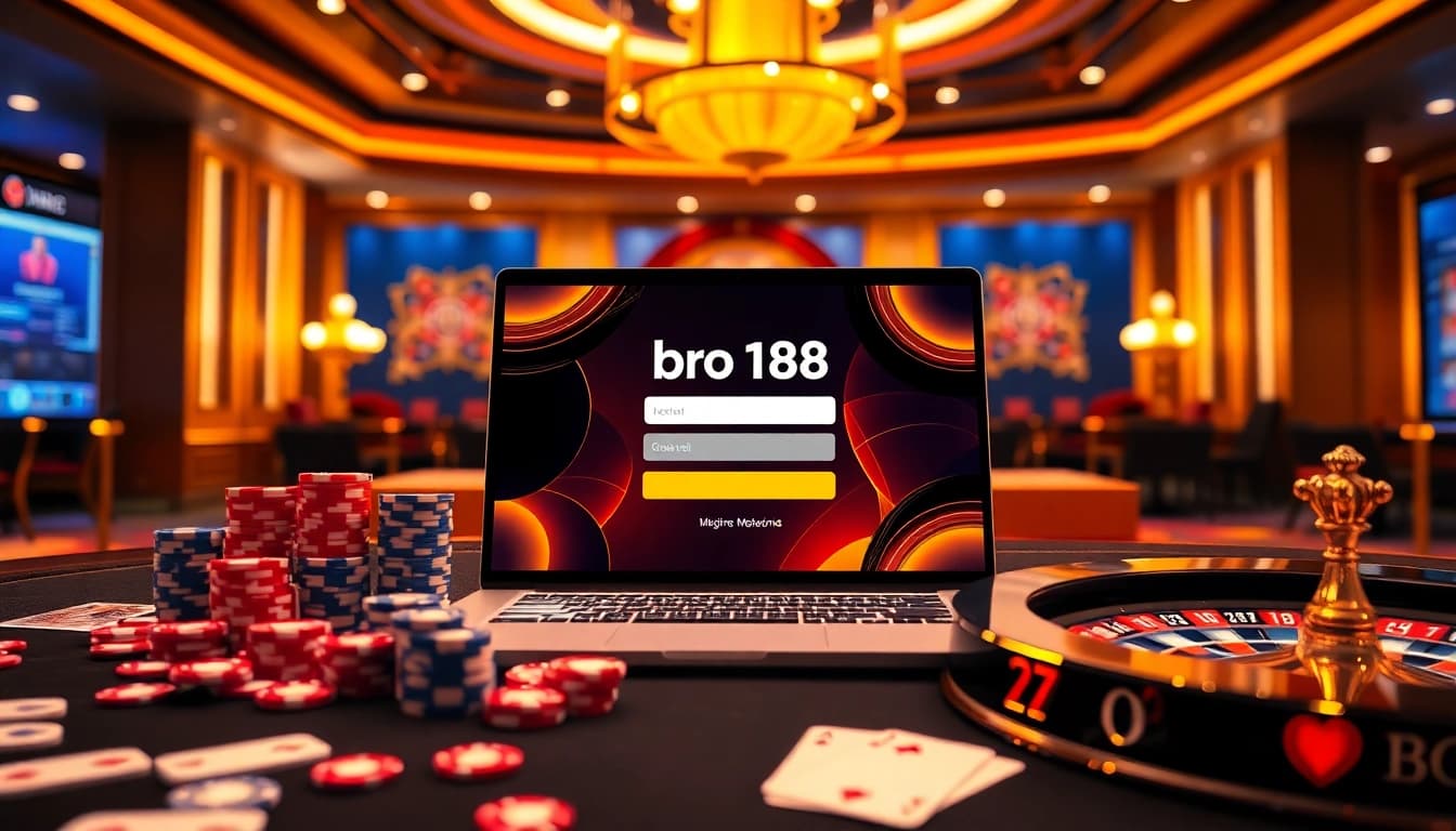 Experience high-tech gambling excitement with bro138 login on a stylish casino setup.