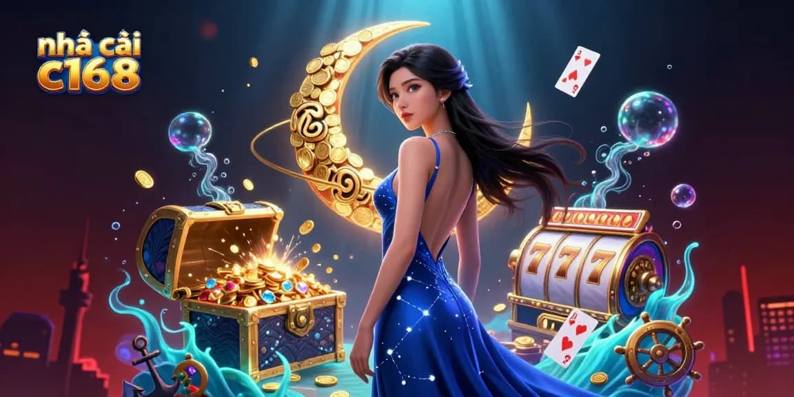Engage in thrilling games at nhà cái c168, featuring slot machines, elegant atmosphere, and lavish rewards.