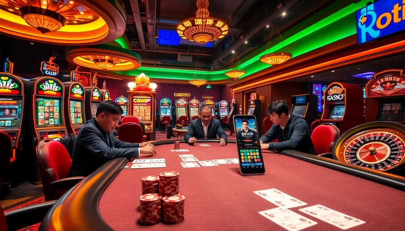 Experience the thrill of Tải App Nhà Cái 68VIP with vibrant casino games and engaging betting action.