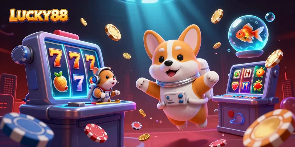 Play LUCKY88 slot to experience vibrant casino adventures with unique characters.