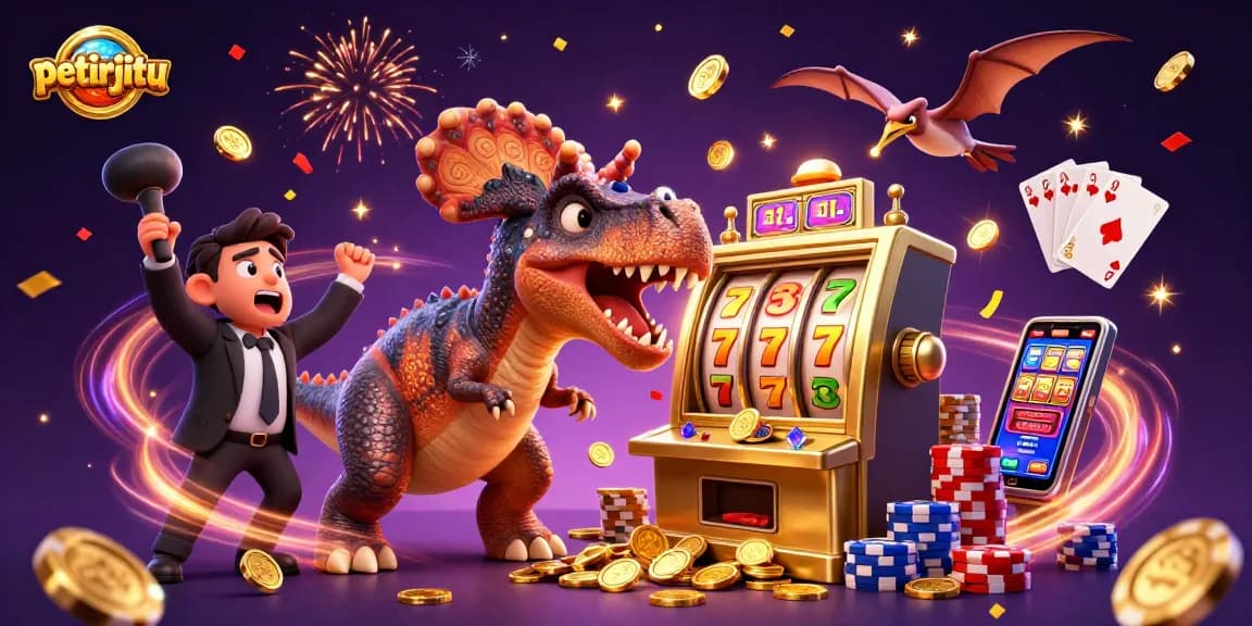 petirjitu menghadirkan elemen slot dengan dino yang mendapatkan jackpot emas