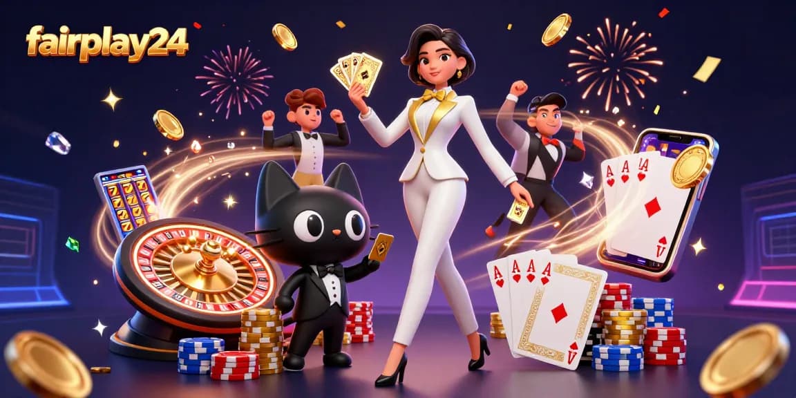 Experience the excitement of fairplay24 with a glamorous setting and casino action.