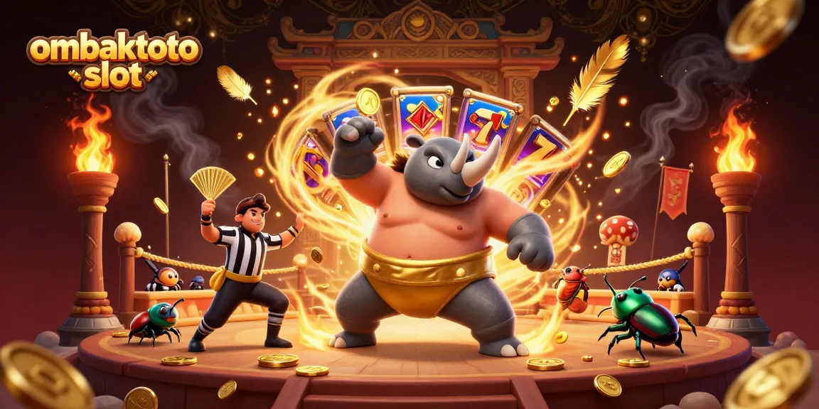 Experience high-stakes action in ombaktoto slot with vibrant characters and dynamic gaming elements.