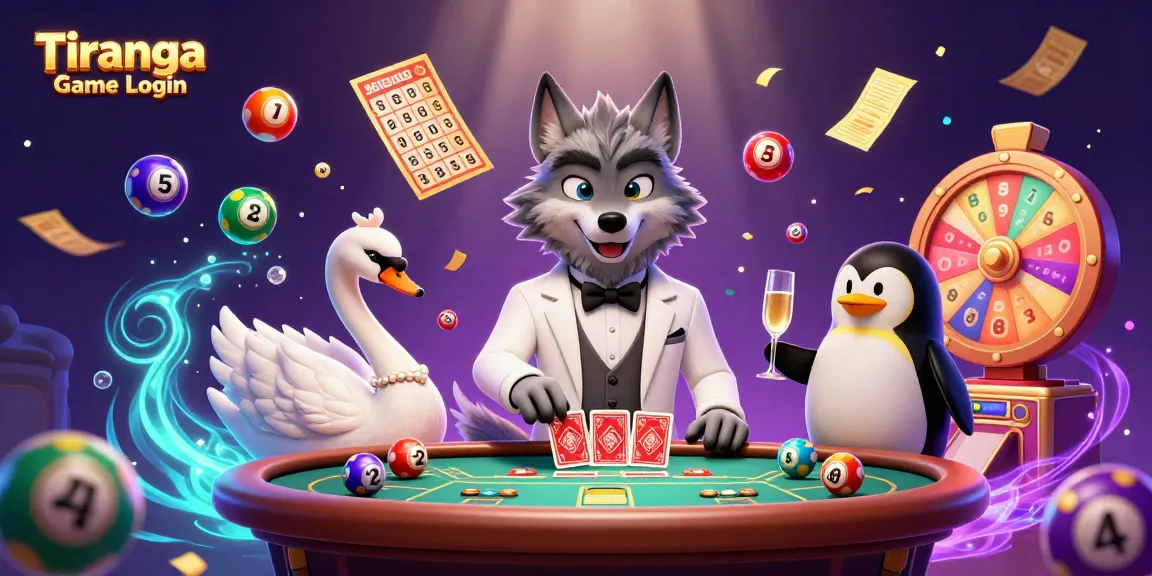 Tiranga Game Login showcases a lively casino scene with vibrant characters and dynamic gaming elements.