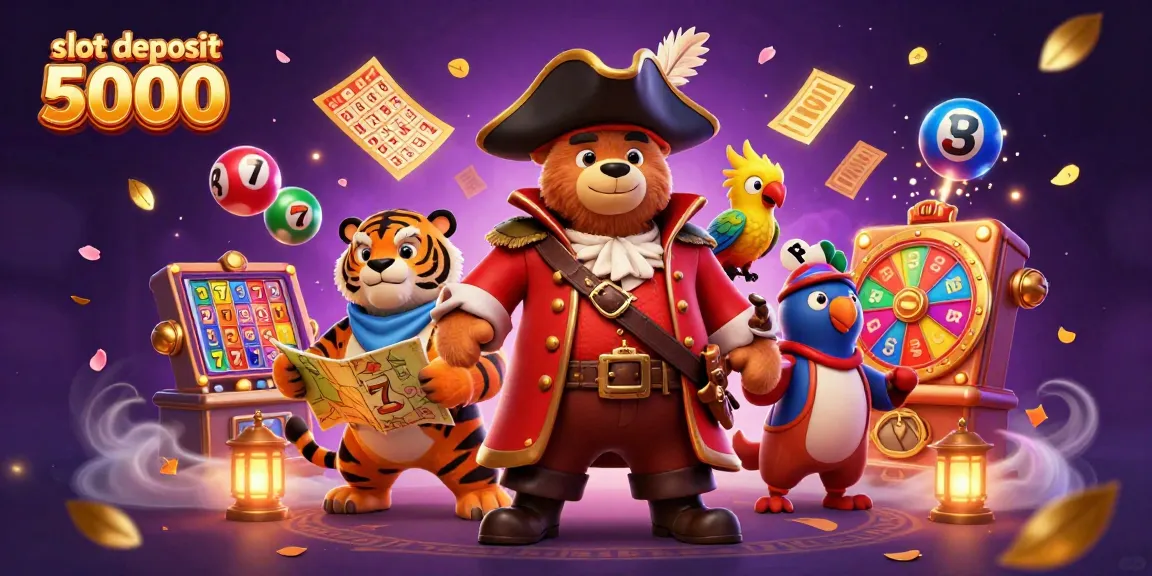 Experience the thrill of slot deposit 5000 games with vibrant characters and dynamic elements.