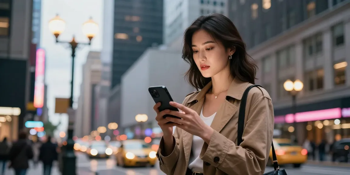 Người phụ nữ tự tin trong trang phục sang trọng, thể hiện phong cách sống đô thị, gợi nhớ đến gái gọi.