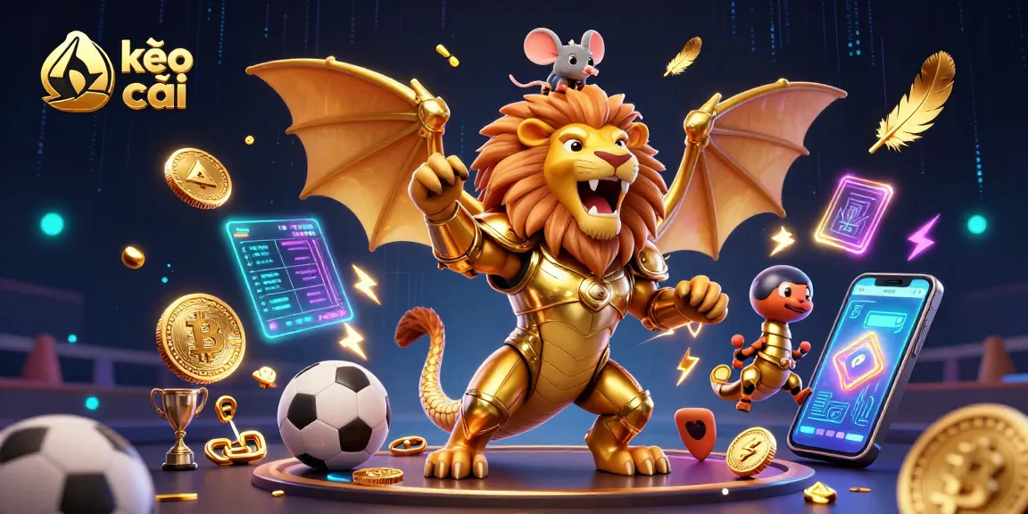 Engage with kèo nhà cái through dynamic sports betting elements and eye-catching characters.