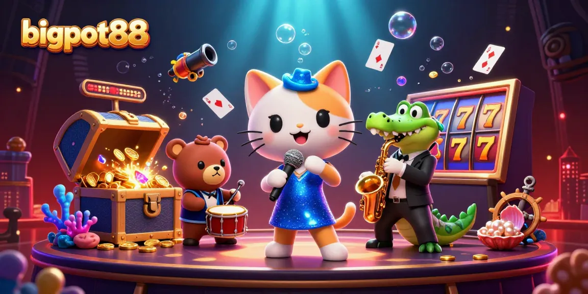 Engage with bigpot88's immersive gaming world featuring vibrant slots, lively characters, and riches