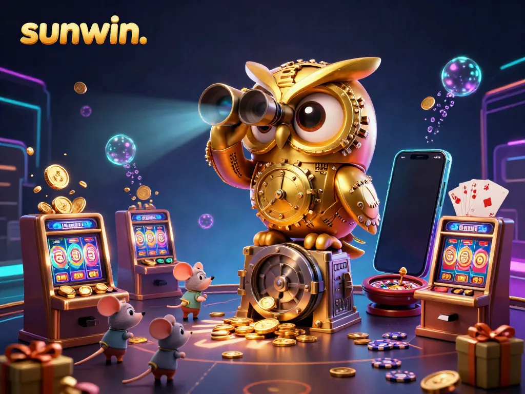Experience dynamic gaming action with the sunwin. platform showcasing animated elements and vibrant casino graphics.