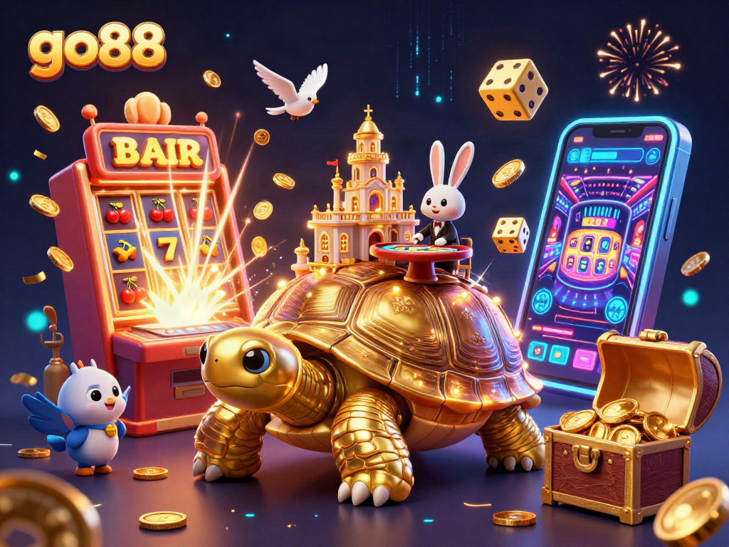 Experience the excitement of go88 as the golden tortoise casino bursts with prizes and playful action.