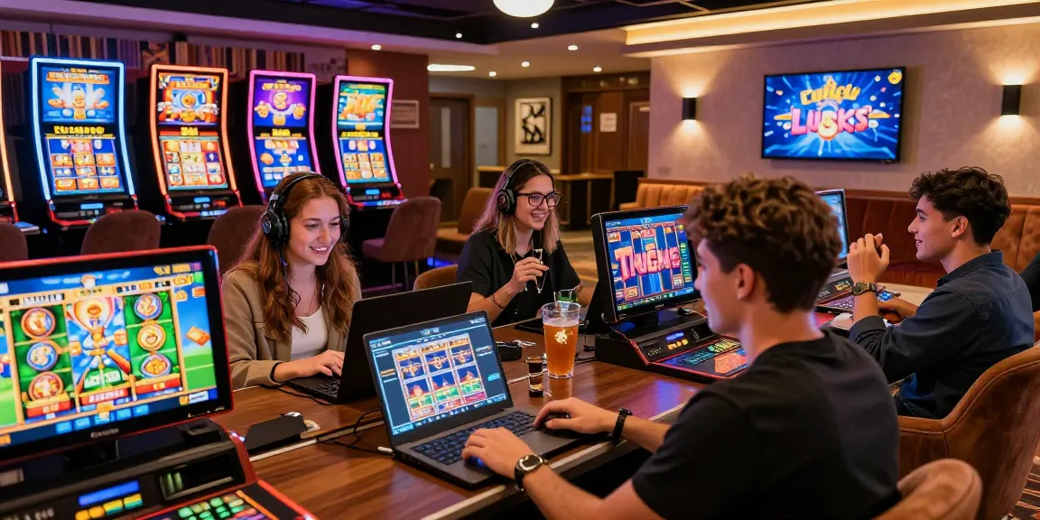 Players enjoying online casinos that accept credit cards in vibrant gaming atmosphere.