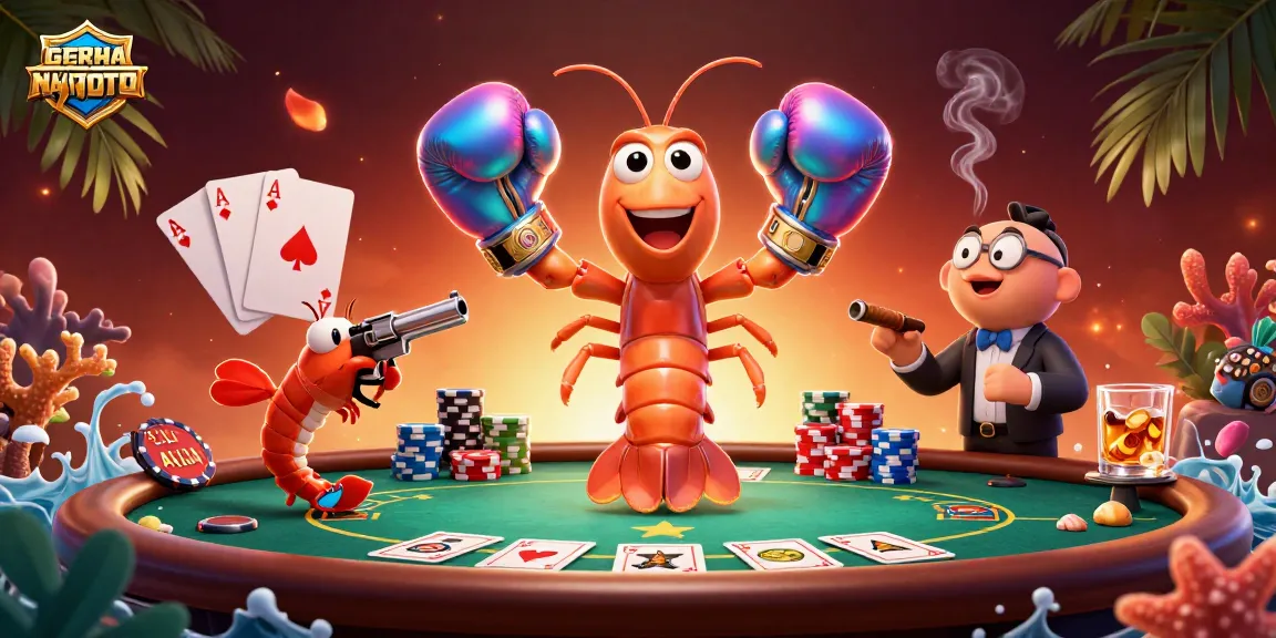 GERHANATOTO menghadirkan momen berdaging di meja poker dengan tangan poker empat ace yang dramatis.