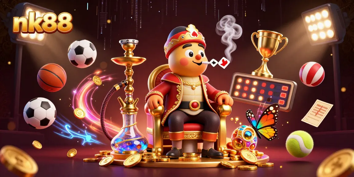 Join nk88's thrilling online gaming experience with sports action and vibrant casino elements.