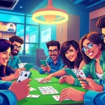 Dynamic online gaming scene featuring players enjoying Yono VIP card games.