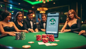 Trải nghiệm sự hồi hộp của trò chơi cược cao cấp tại bàn poker sang trọng với ứng dụng Bet VIP.