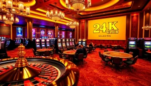 Experience the luxury of the 24k club with thrilling casino games and high-stakes excitement.