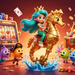 Experience thrilling wins at hitclub with a vibrant mermaid casino adventure illustration.