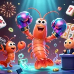 Engage with the vibrant sunwin3 casino scene featuring iridescent shrimp and dynamic slot elements