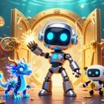 Experience thrilling gameplay with menangclub88 in this vibrant treasure-filled 3D casino scene.