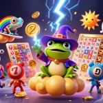 Win big in Dead or Alive 2 with vibrant slot reels and captivating characters in an engaging casino scene.
